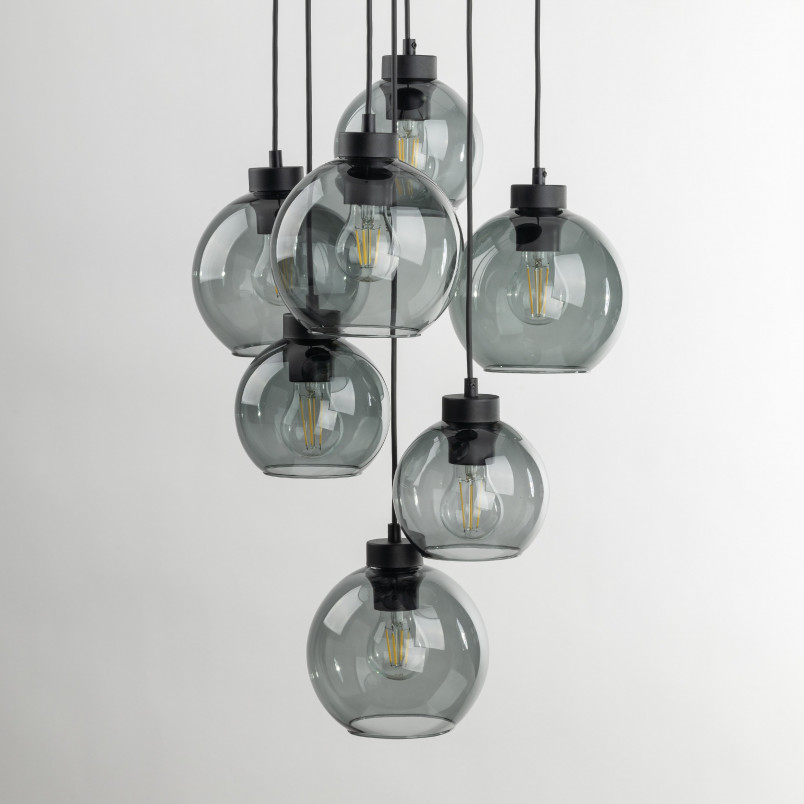 Lampa Wisząca Cubus VII - Szklane Kule, Loft | TK Lighting