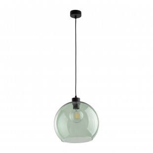 Lampa wisząca szklana kula Cubus 30cm zielona TK Lighting