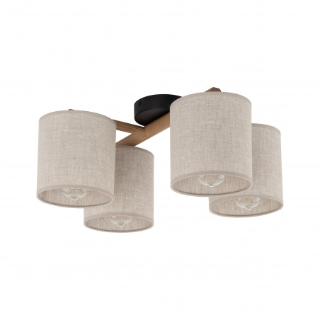 Lampa sufitowa Deva | 4 punkty | TK Lighting | Beżowa