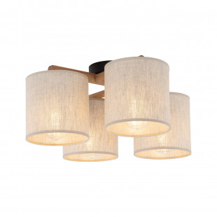 Lampa sufitowa Deva | 4 punkty | TK Lighting | Beżowa