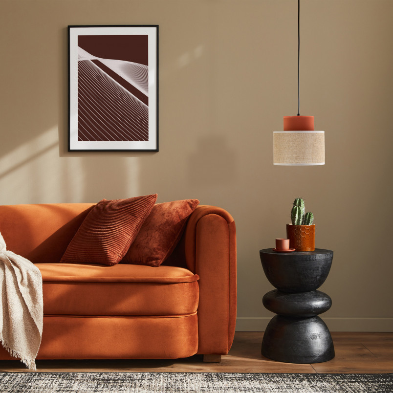 Lampa wisząca boho juta TK Lighting | Nowoczesny design