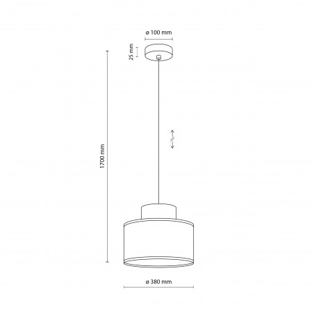 Lampa Wisząca Boho Juta Zielona | TK Lighting - Odkryj!