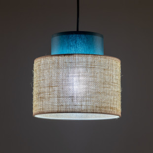 Lampa Wisząca Boho Juta Zielona TK Lighting | Odkryj Styl!