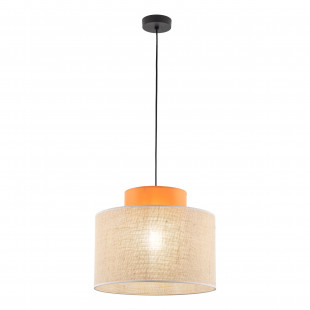 Lampa wisząca boho Duo juta/pomarańczowy TK Lighting | Nowoczesny Design