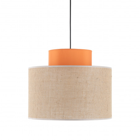 Lampa wisząca boho Duo juta/pomarańczowy TK Lighting | Nowoczesny Design