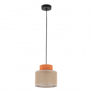 Lampa wisząca boho Duo TK Lighting - Juta/Pomarańczowy | Kup online