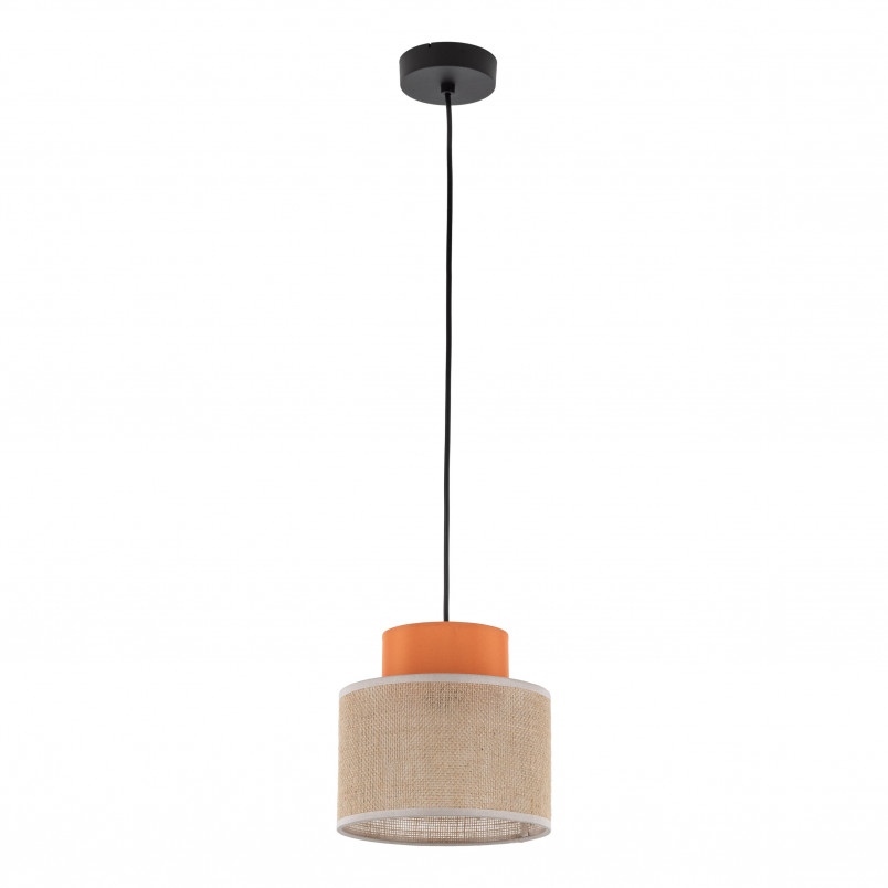 Lampa wisząca boho Duo TK Lighting - Juta/Pomarańczowy | Kup online