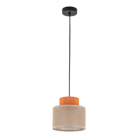 Lampa wisząca boho Duo TK Lighting - Juta/Pomarańczowy | Kup online
