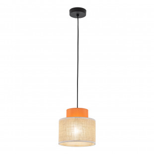 Lampa wisząca boho Duo TK Lighting - Juta/Pomarańczowy | Kup online