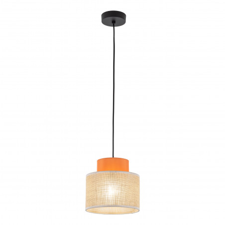 Lampa wisząca boho Duo TK Lighting - Juta/Pomarańczowy | Kup online