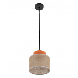 Lampa wisząca boho Duo TK Lighting - Juta/Pomarańczowy | Kup online