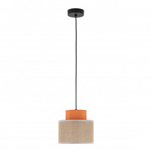 Lampa wisząca boho Duo TK Lighting - Juta/Pomarańczowy | Kup online