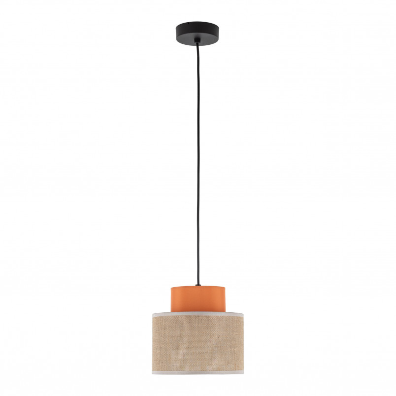 Lampa wisząca boho Duo TK Lighting - Juta/Pomarańczowy | Kup online