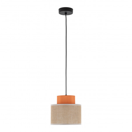 Lampa wisząca boho Duo TK Lighting - Juta/Pomarańczowy | Kup online