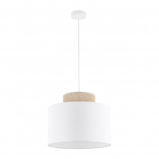 Lampa Wisząca Boho Duo Juta/Biały TK Lighting - Odkryj Skandynawski Styl!
