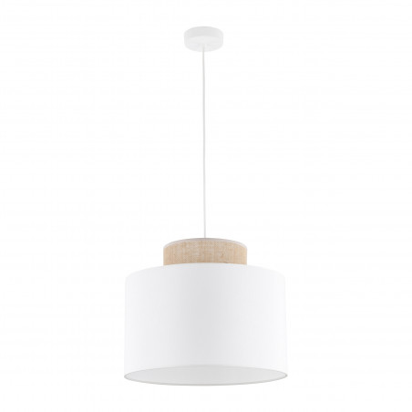 Lampa Wisząca Boho Duo Juta/Biały TK Lighting - Odkryj Skandynawski Styl!