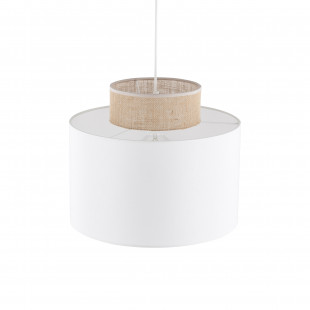 Lampa Wisząca Boho Duo Juta/Biały TK Lighting - Odkryj Skandynawski Styl!
