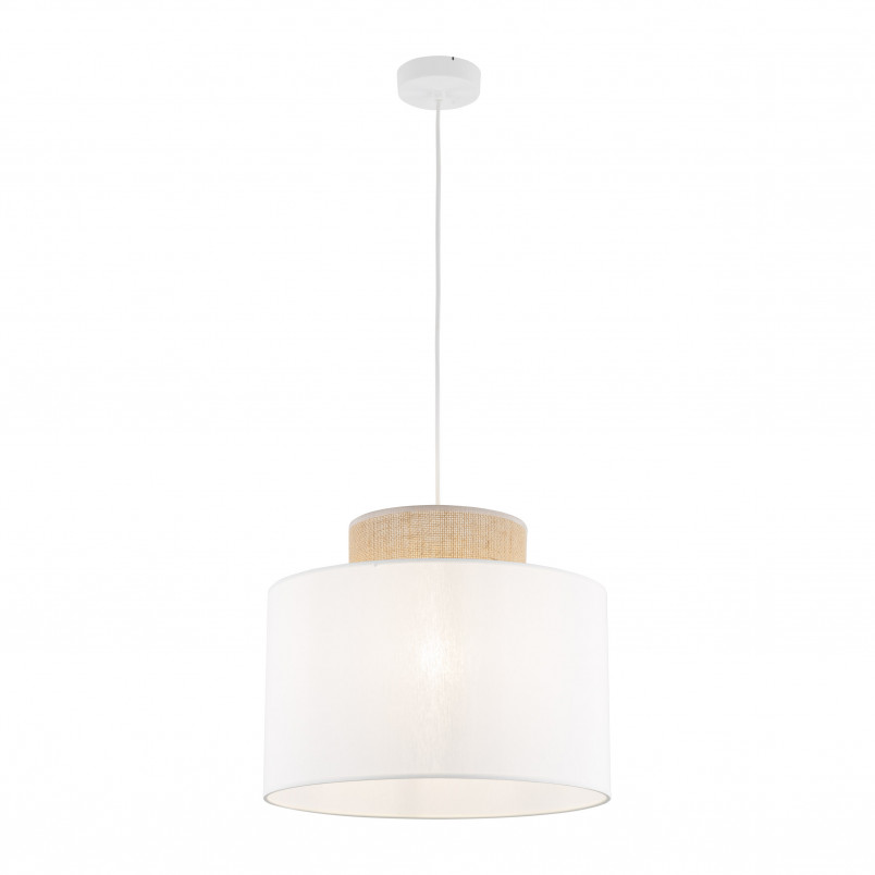 Lampa Wisząca Boho Duo Juta/Biały TK Lighting - Odkryj Skandynawski Styl!
