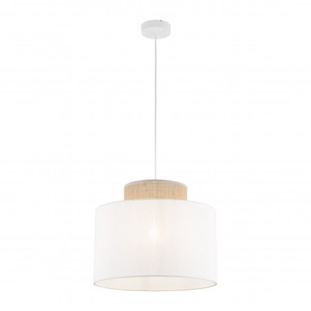 Lampa Wisząca Boho Duo Juta/Biały TK Lighting - Odkryj Skandynawski Styl!