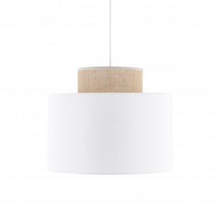 Lampa Wisząca Boho Duo Juta/Biały TK Lighting - Odkryj Skandynawski Styl!