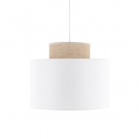 Lampa Wisząca Boho Duo Juta/Biały TK Lighting - Odkryj Skandynawski Styl!