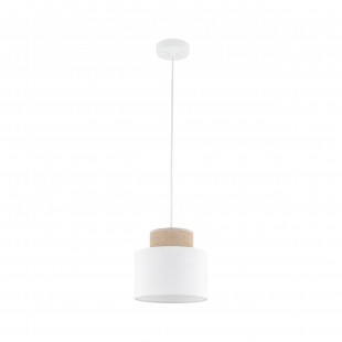 Lampa wisząca boho Duo juta/biały | TK Lighting - Oświetlenie