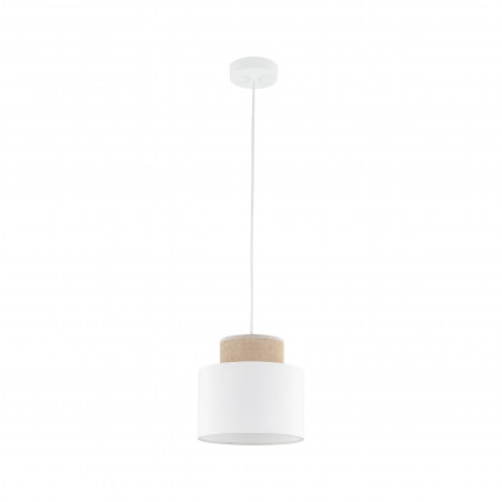 Lampa wisząca boho Duo juta/biały | TK Lighting - Oświetlenie
