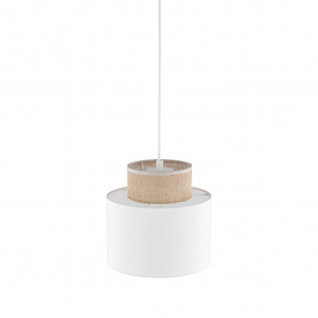 Lampa wisząca boho Duo juta/biały | TK Lighting - Oświetlenie