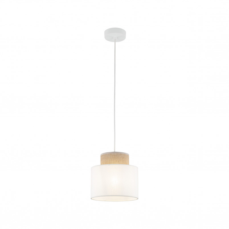 Lampa wisząca boho Duo juta/biały | TK Lighting - Oświetlenie