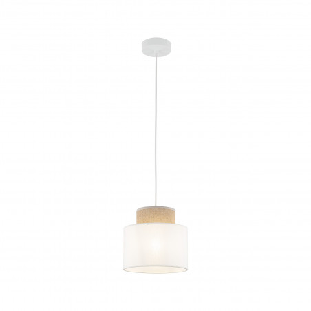 Lampa wisząca boho Duo juta/biały | TK Lighting - Oświetlenie