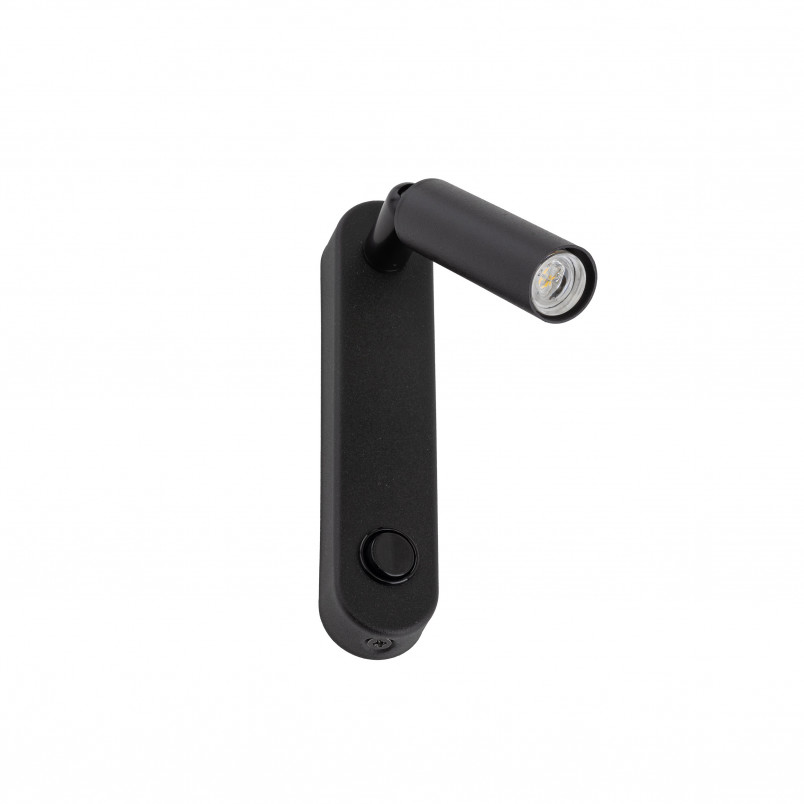 Kinkiet Enzo Long czarny z włącznikiem | TK Lighting