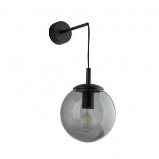 Kinkiet wiszący Esme - szklana kula, grafit/czarny | TK Lighting