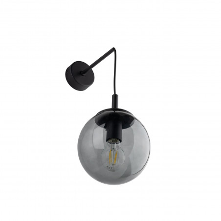 Kinkiet wiszący Esme - szklana kula, grafit/czarny | TK Lighting