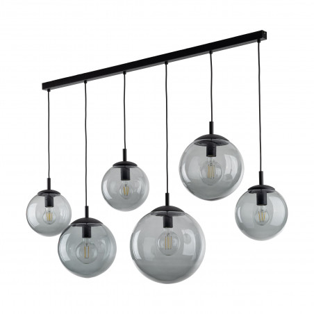 Lampa wisząca Esme | 6 kuli szklanych, 130cm | TK Lighting