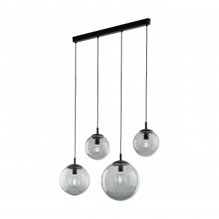 Lampa Wisząca Esme - 4 Kule Szklane, Grafitowa | TK Lighting