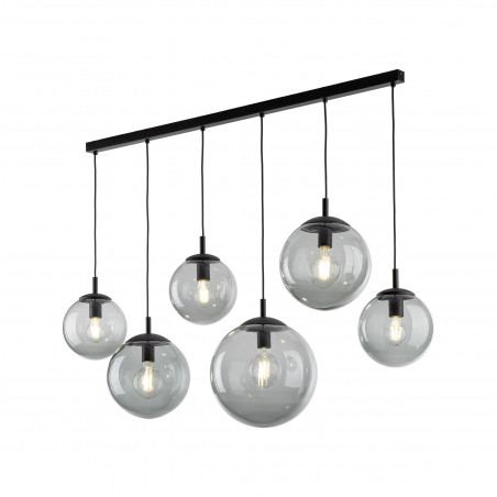 Lampa wisząca Esme | 6 kuli szklanych, 130cm | TK Lighting