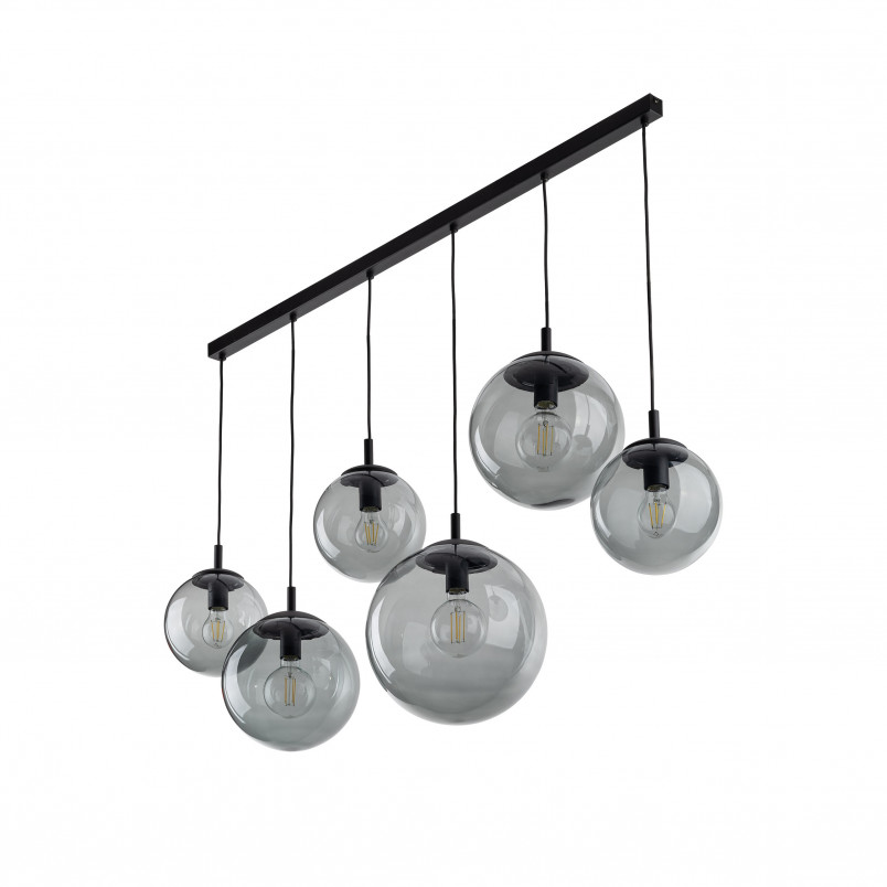 Lampa wisząca Esme | 6 kuli szklanych, 130cm | TK Lighting