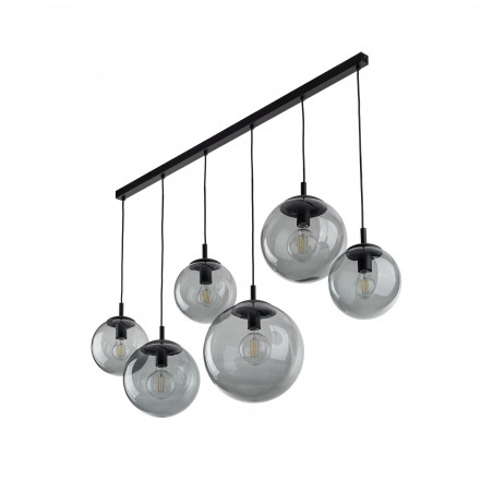 Lampa wisząca Esme | 6 kuli szklanych, 130cm | TK Lighting