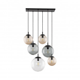 Lampa wisząca szklane kule na listwie Esme VI 77cm multikolor TK Lighting