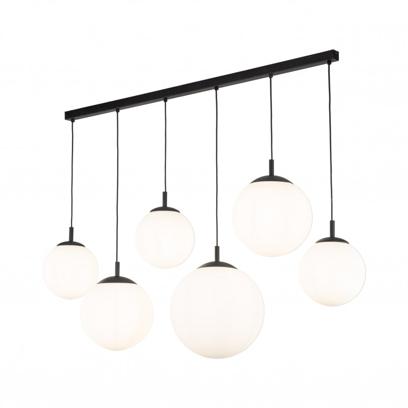 Lampa Wisząca Esme - 6 Kul Szklanych, 130cm | TK Lighting