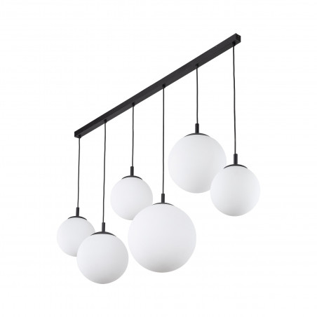 Lampa Wisząca Esme - 6 Kul Szklanych, 130cm | TK Lighting
