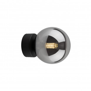 Kinkiet Estera TK Lighting - Szklana kula, Grafit | Światło