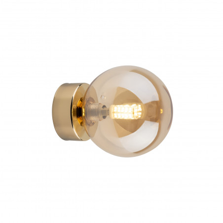 Kinkiet Estera bursztynowy/złoty TK Lighting | Retro i nowoczesny