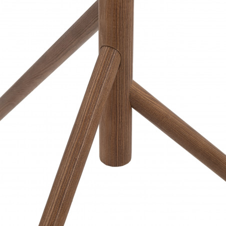 Lampa podłogowa Estera | Szkło, drewno, skandynawski design | TK Lighting