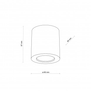 Lampa spot drewniana Eve 8cm | TK Lighting - Skandynawski Design