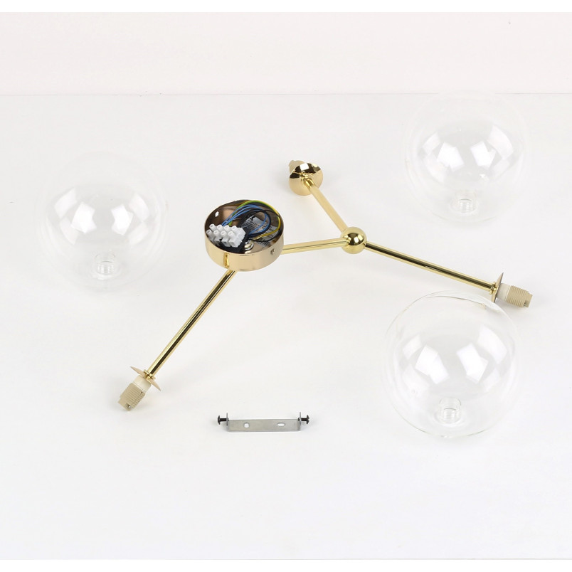Lampa Sufitowa Fairy | 3 Szklane Kule | TK Lighting
