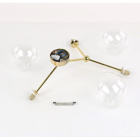 Lampa Sufitowa Fairy | 3 Szklane Kule | TK Lighting