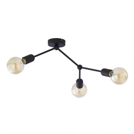 Lampa sufitowa LOFT czarna 3 punkty | TK Lighting