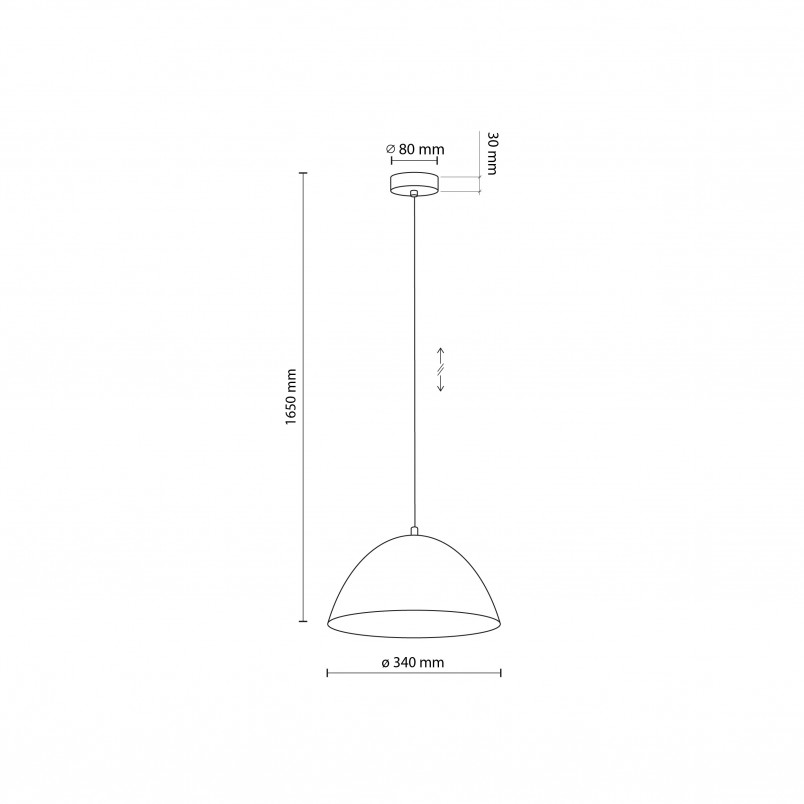 Lampa wisząca Faro ceglana | TK Lighting - Nowoczesny design