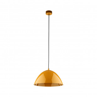 Lampa wisząca Faro Ochra TK Lighting | Żółta, Metalowa
